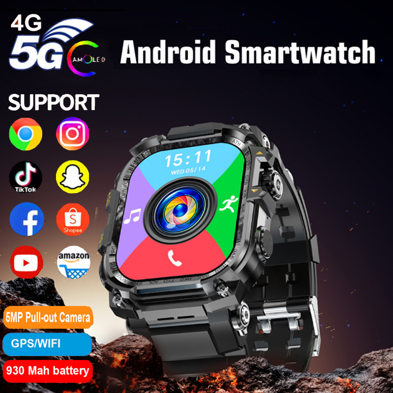 Smartwatch Watches For Women With Gps - 4G Android Männer Frauen Smart Uhr
