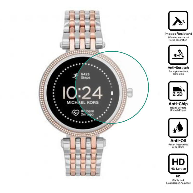 Smartwatch Watches Michael Kors - Schutzfolie aus gehärtetem Glas für Michael
