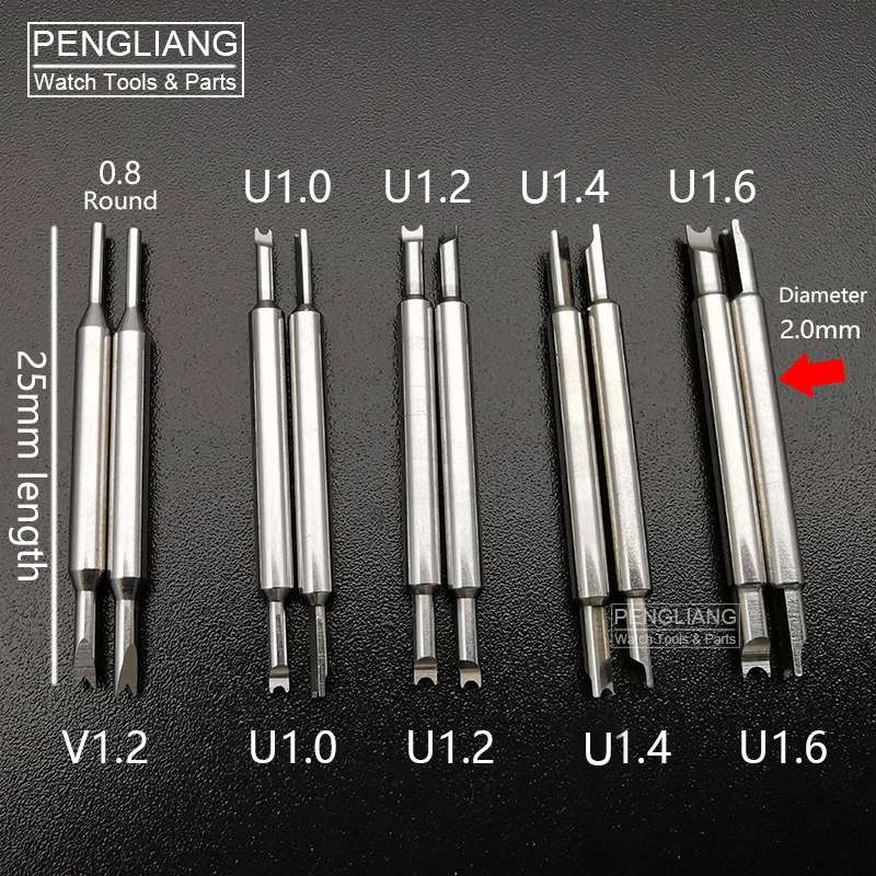 Spring Bar Tool - Gabelstifte aus 316L-Edelstahl für Bergeon 6825