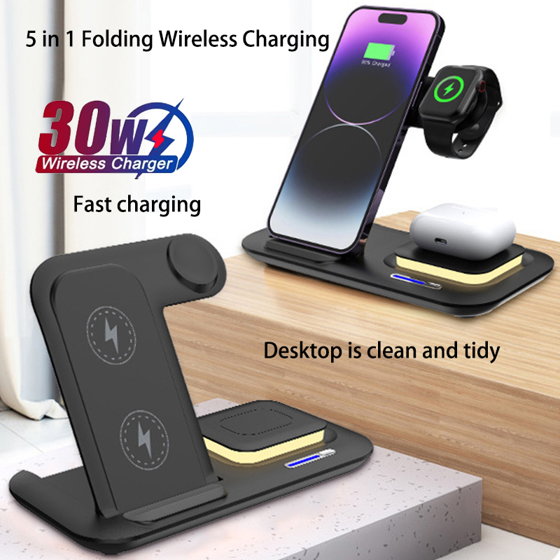 Smartwatch Watches Compatible With Iphone - Heißer 3-in-1 faltbarer kabelloser Handy-Ladestation 2025