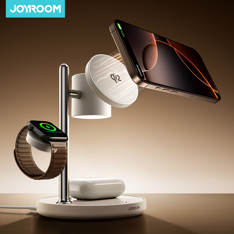 Smartwatch Watches Compatible With Iphone - Joyroom 4-in-1 Magnetische Ladestation für iPhone