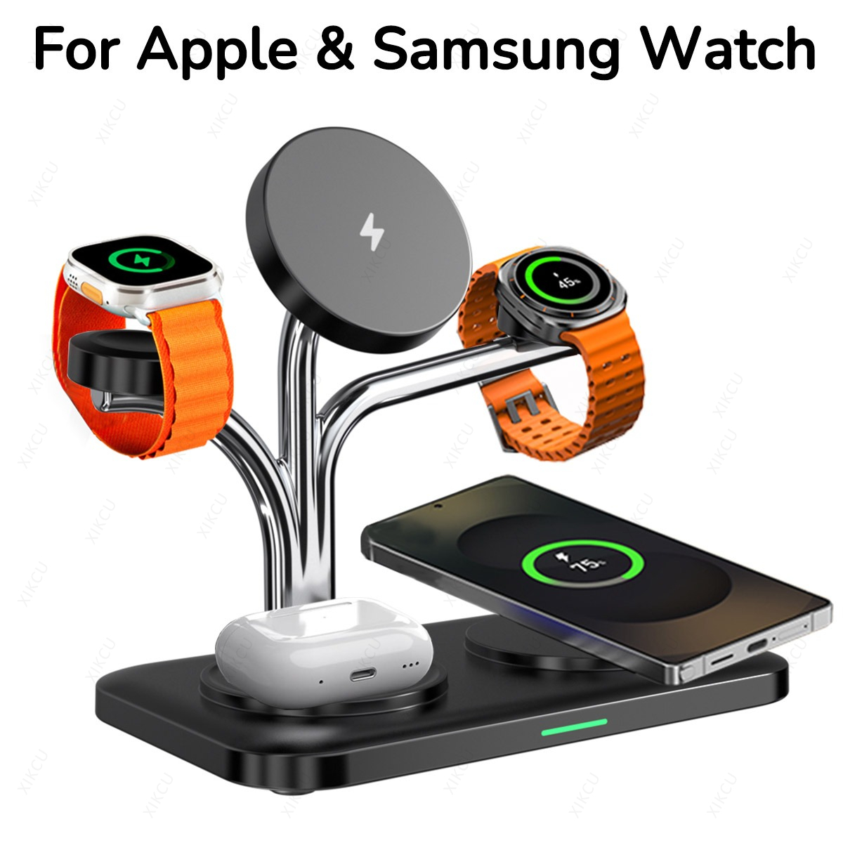 Smartwatch Watches Compatible With Iphone - 5 IN 1 magnetisches kabelloses Ladegerät