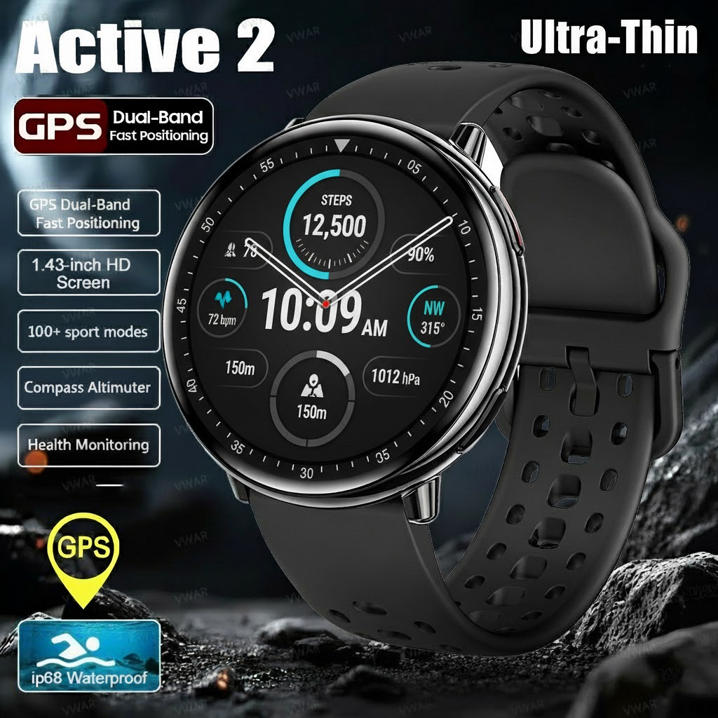Smartwatch Watches For Women With Gps - 2025 Neue aktive 2 Smartwatch mit