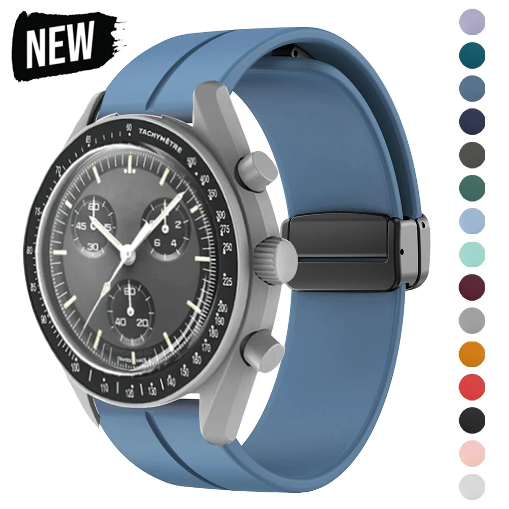 Watches Omega - Silikon armband für Omega X Swatch