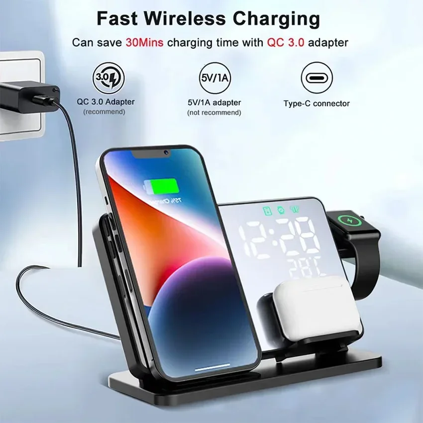 Drahtloses Ladegerät, Weckerst – Smartwatch Watches Compatible With Iphone Bewertung und Preis