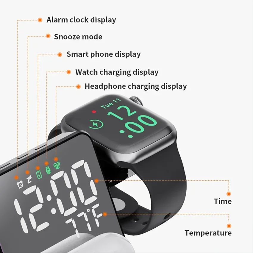 Drahtloses Ladegerät, Weckerst – Smartwatch Watches Compatible With Iphone Bewertung und Preis