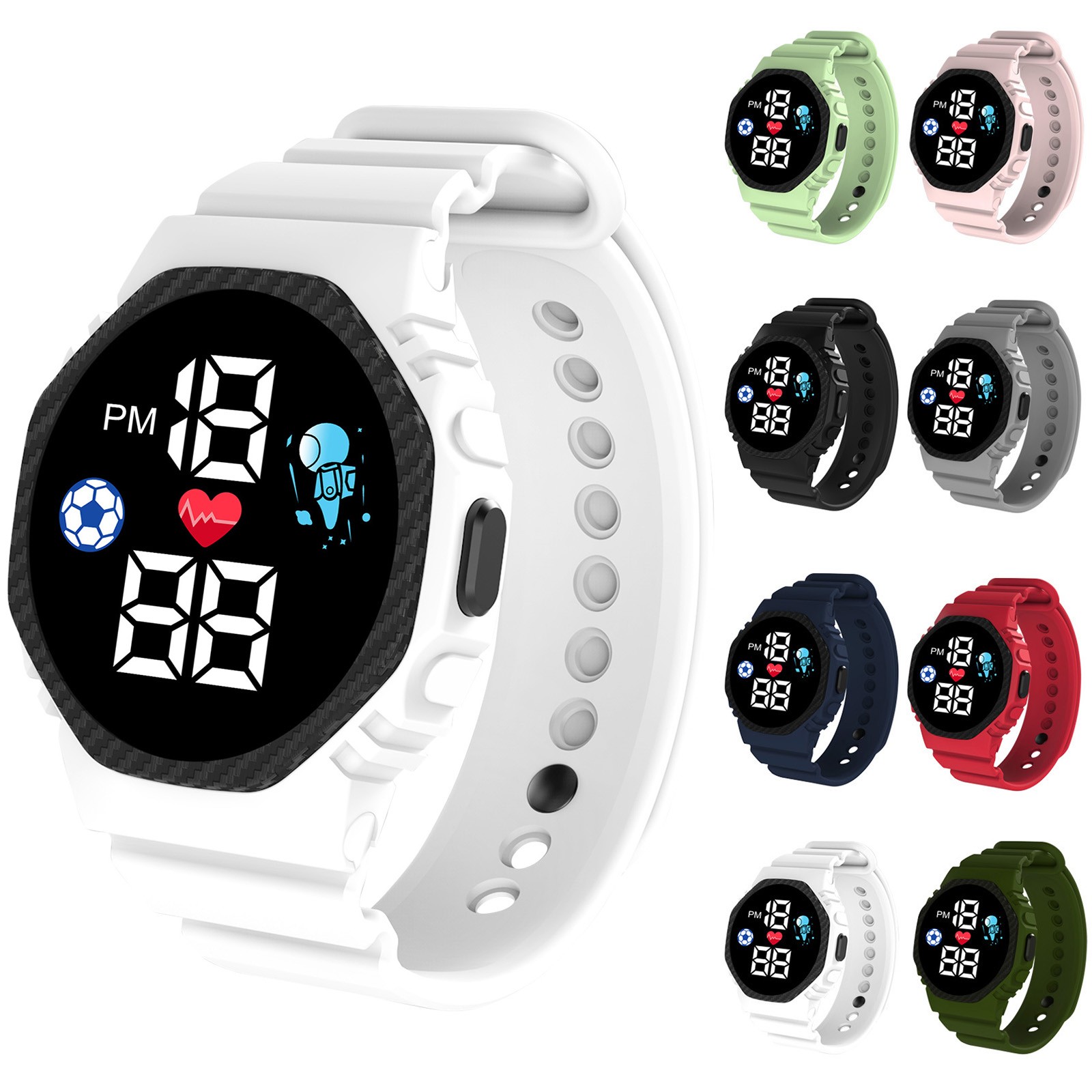 Mehrfarbige Smartwatch für Kin – Smartwatch Digital Watches For Boys Bewertung und Preis