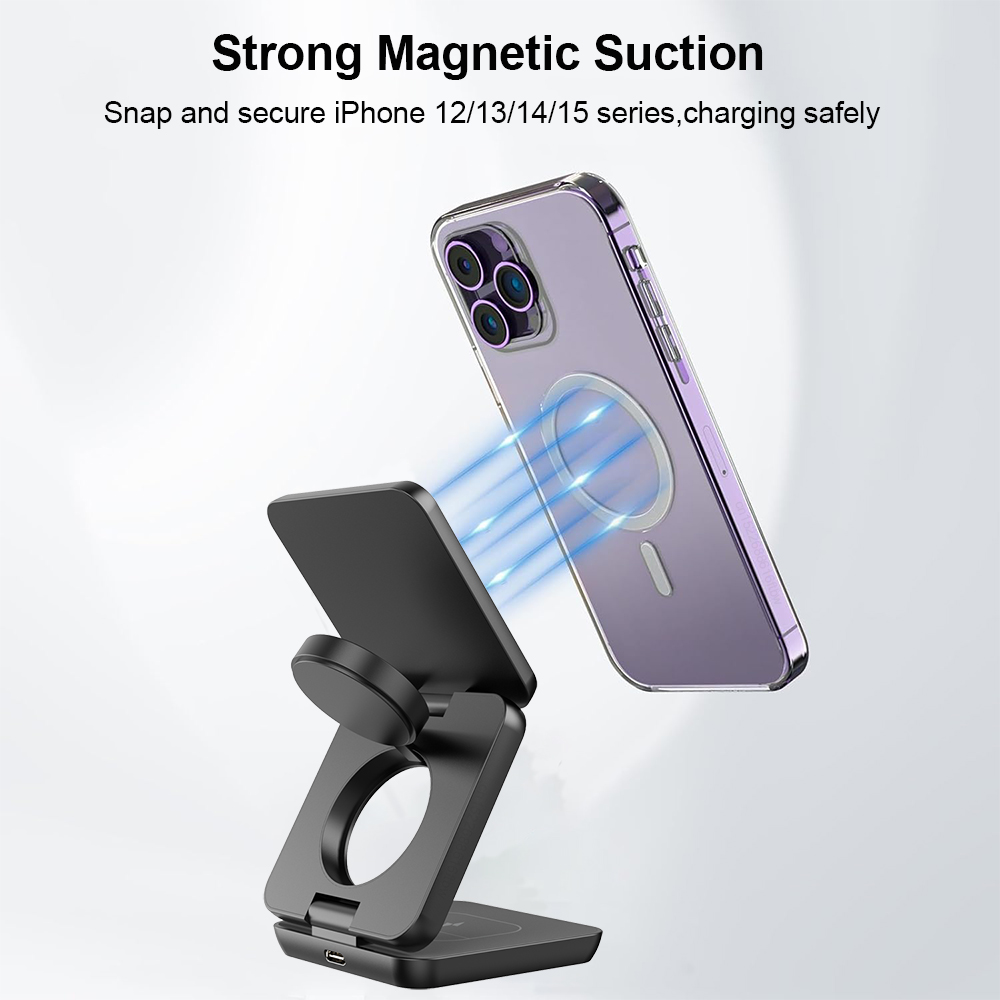 3-in-1 faltbarer magnetischer  – Smartwatch Watches Compatible With Iphone Bewertung und Preis