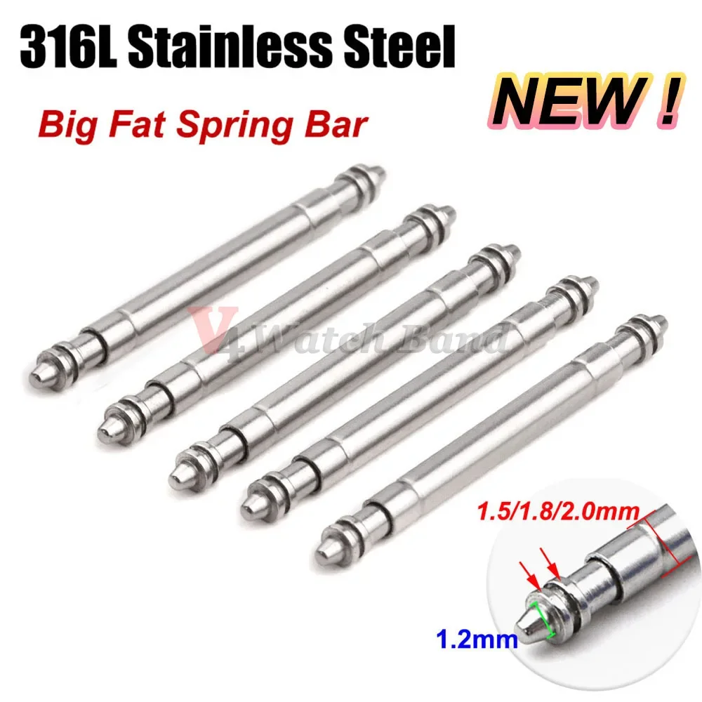 316L Edelstahl Big Fat Uhrenar – Spring Bar Tool Bewertung und Preis