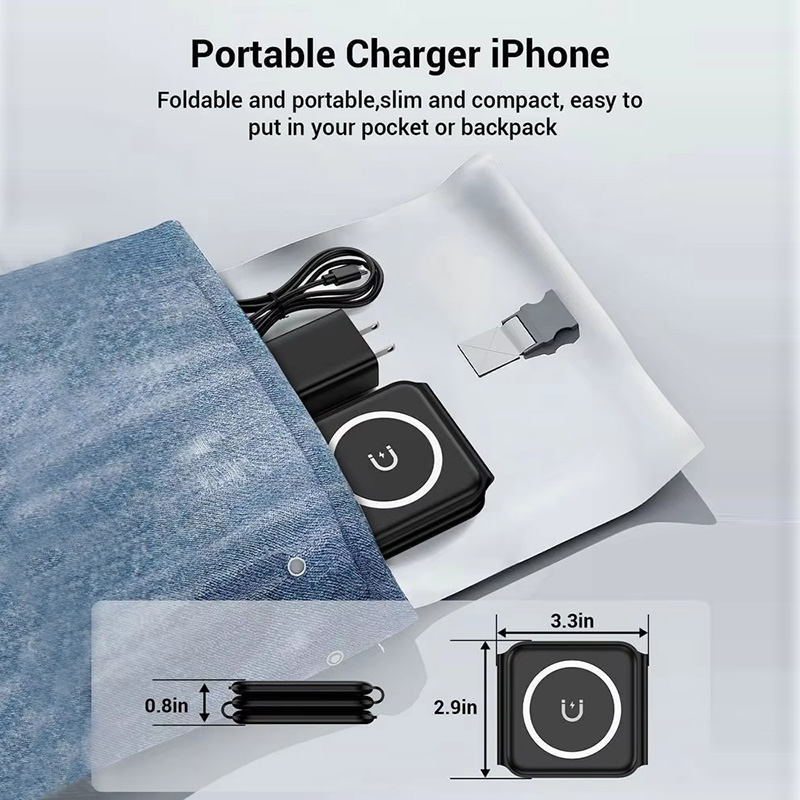 3-in-1 magnetisches faltbares  – Smartwatch Watches Compatible With Iphone Bewertung und Preis