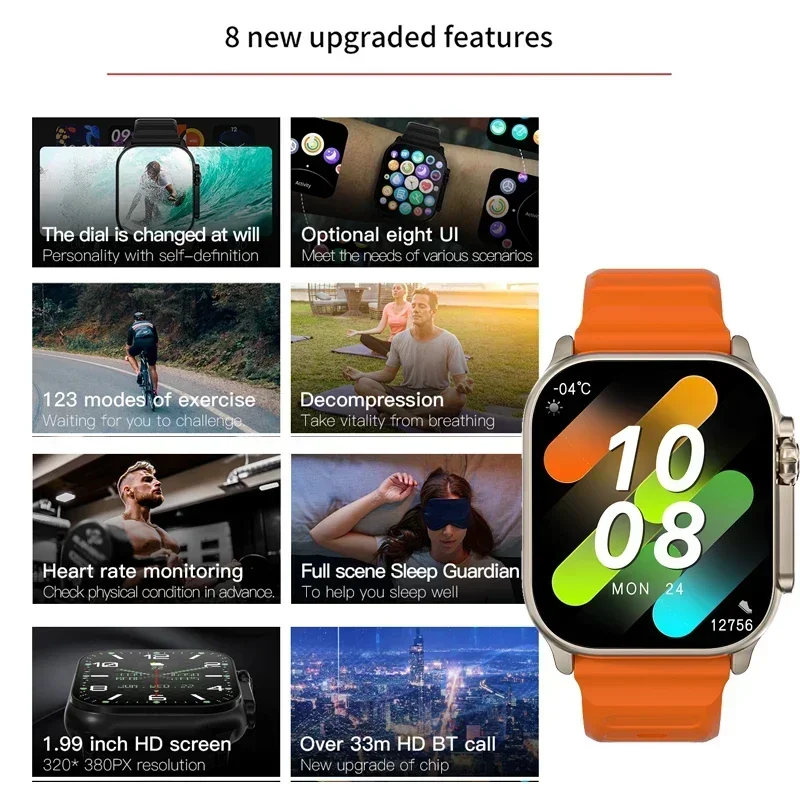Neue Serie 9 Smartwatch PK HK8 – Smartwatch Watches For Women With Gps Bewertung und Preis