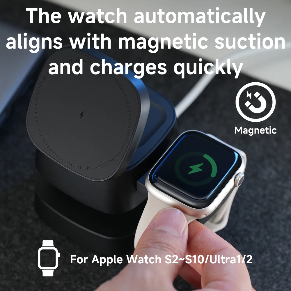 Magnetisches 3-in-1-Wireless-L – Smartwatch Watches Compatible With Iphone Bewertung und Preis