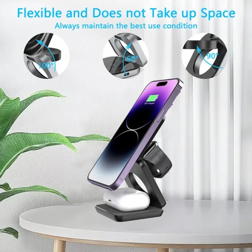 3-in-1 Faltbarer Magnetischer  – Smartwatch Watches Compatible With Iphone Bewertung und Preis