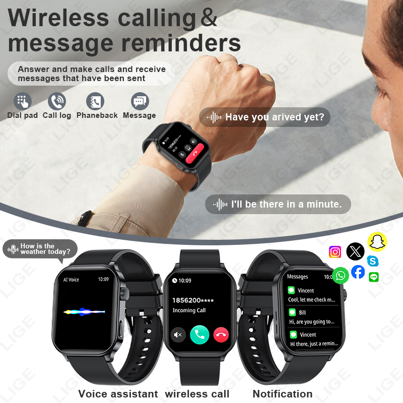 LIGE Original Brand Smartwatch – Smartwatch Branded Watches For Women Bewertung und Preis